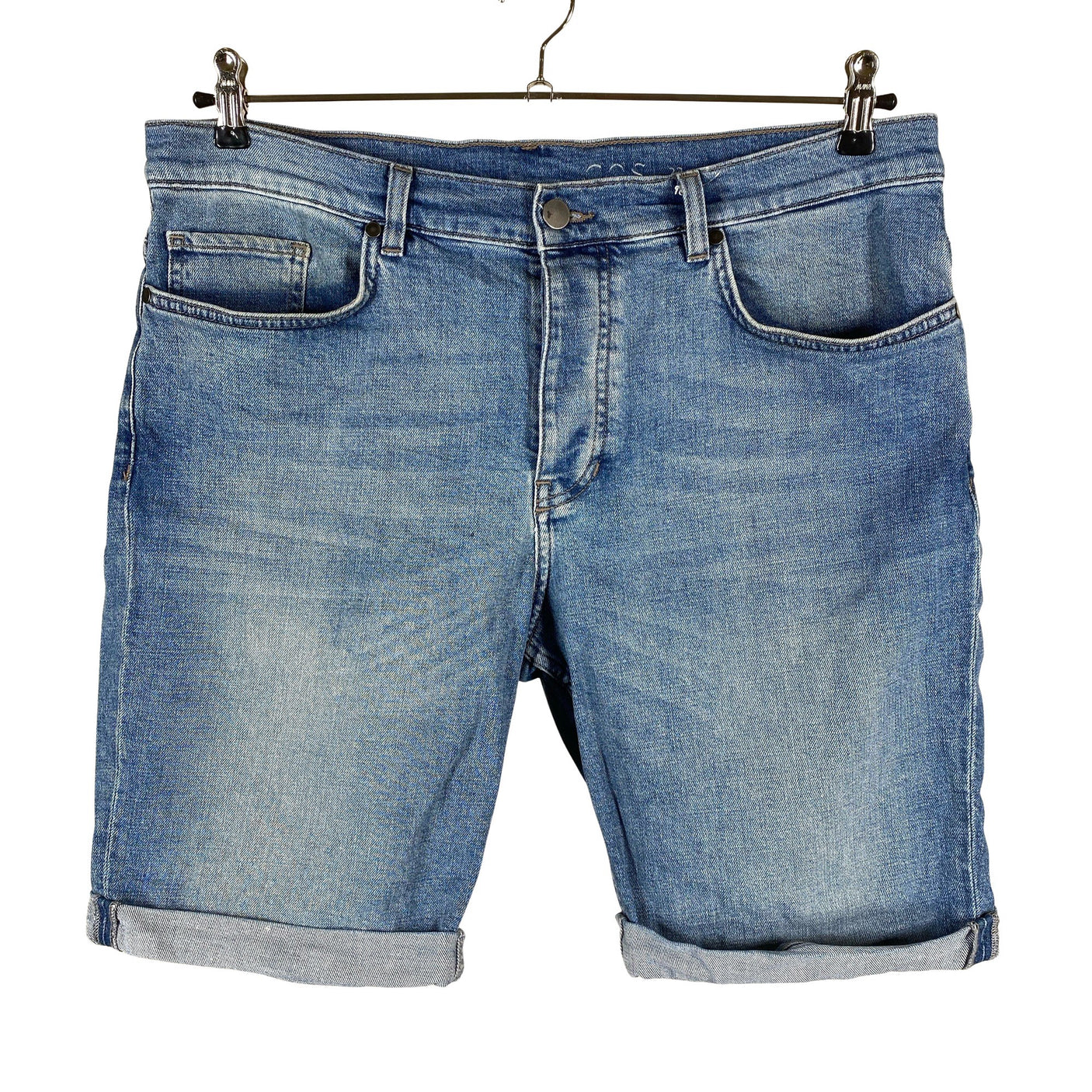 Unisex COS - Denim shorts, size W33 - Blue (1)