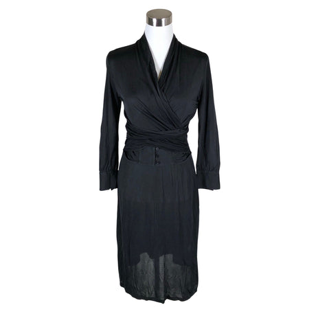 Unisex Sand - Schiffon dress, size 34 - Black ()