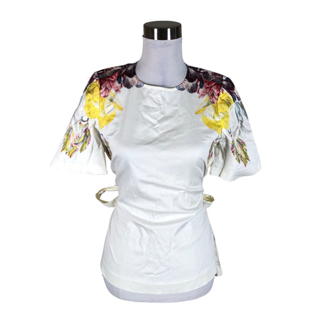 Unisex Ted Baker - Short-sleeved blouse, size 36 - White ()