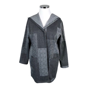 Unisex Mia Moda - Cardigan, size 46 - Gray (1)