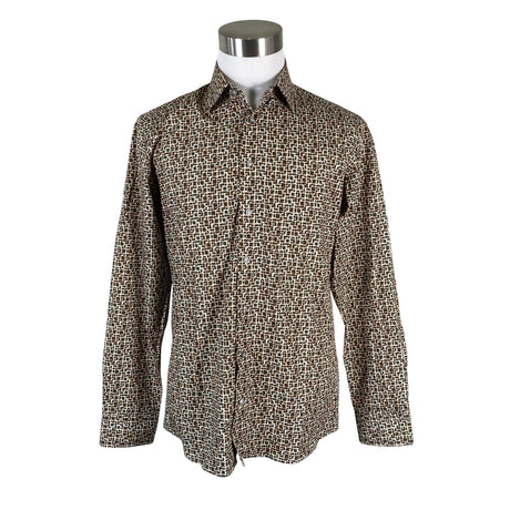 Unisex Sand - Collared shirt, size L - Brown ()