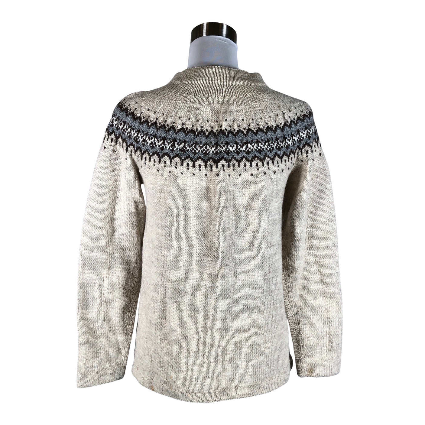 Unisex Handmade - Sweater, size 38 - Natural white (2)