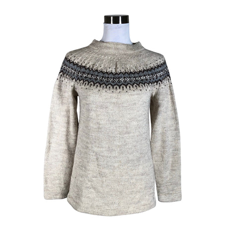 Unisex Handmade - Sweater, size 38 - Natural white ()