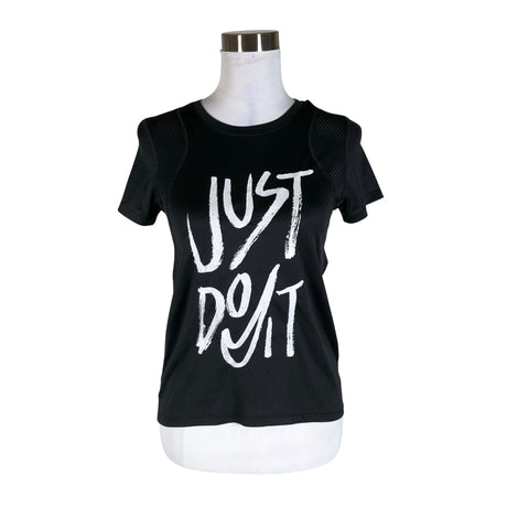 Unisex Nike - Sports shirt, short sleeve, size 34 - Black ()