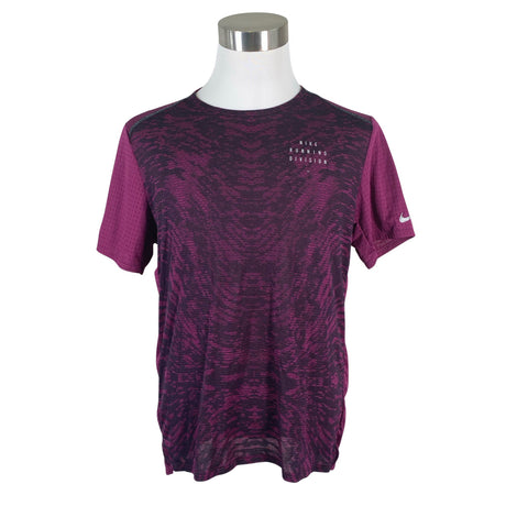 Unisex Nike - Sports shirt, short sleeve, size L - Violet ()