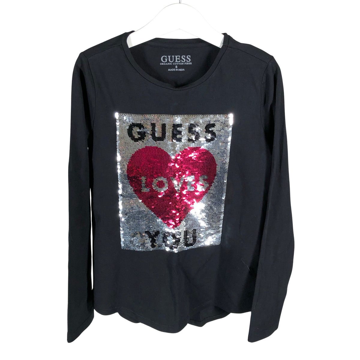 Unisex Guess - Tricot shirt, size 128 - 134 - Black (1)