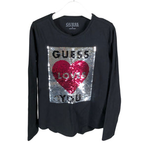 Unisex Guess - Tricot shirt, size 128 - 134 - Black (1)