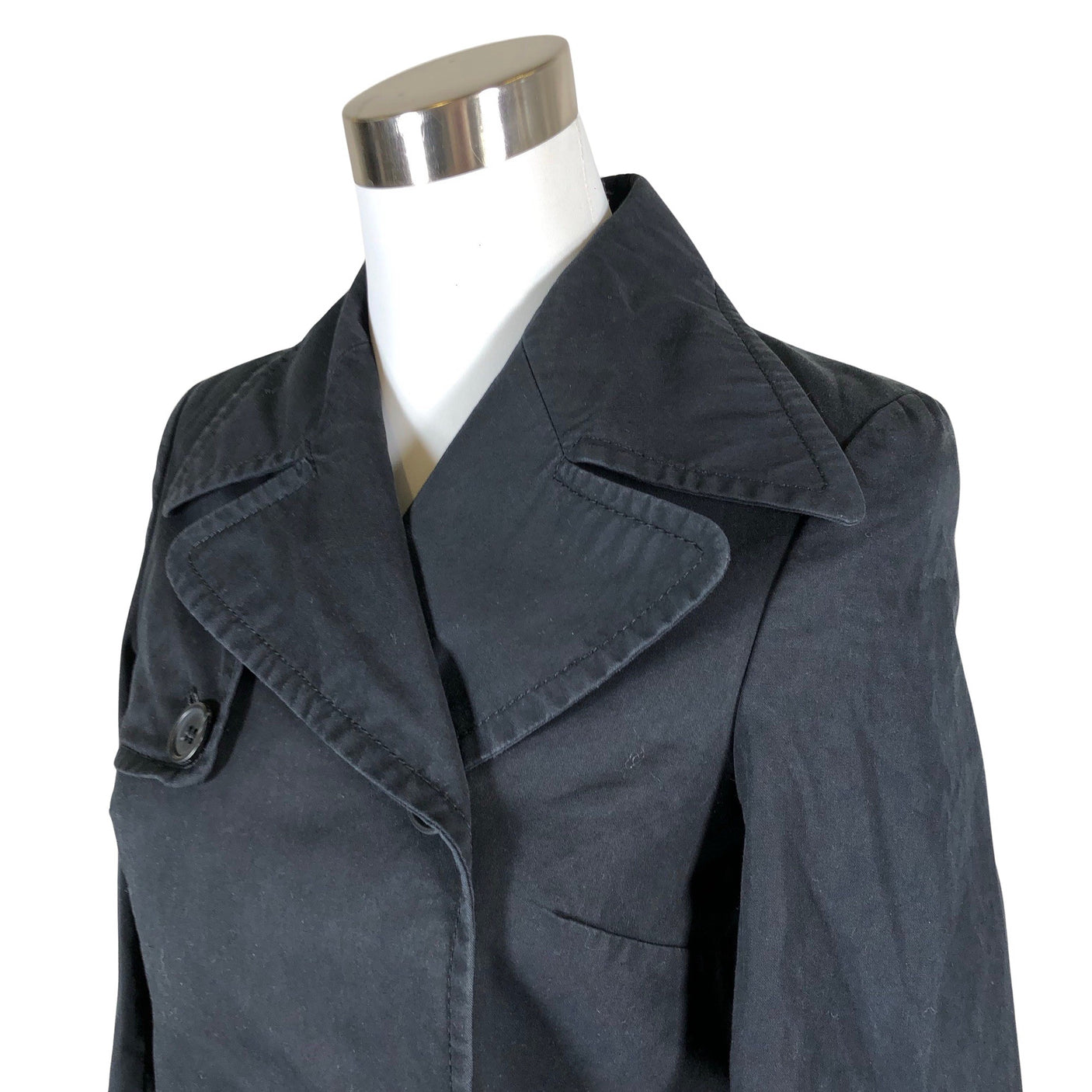 Unisex Tiger of Sweden - Trench coat, size 32 - Black (3)