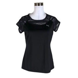 Unisex Puma - Sports shirt, short sleeve, size 38 - Black (1)