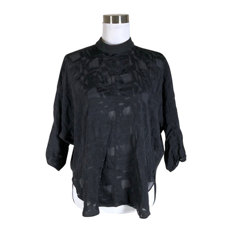 Unisex Tiger of Sweden - Short-sleeved blouse, size 40 - Black ()