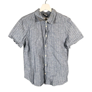 Unisex Lindex - Collared shirt, size 164 - 170 - Light blue (1)
