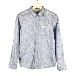 Unisex Benetton - Collared shirt, size 164 - 170 - Light blue (1)