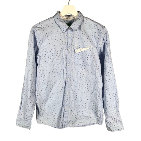 Unisex Benetton - Collared shirt, size 164 - 170 - Light blue ()