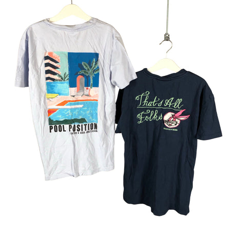 Unisex Scotch&Soda - T-shirt, size 158 - 164 - Light blue (2)