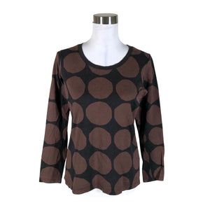 Unisex Marimekko - Tricot shirt, size 38 - Brown (1)