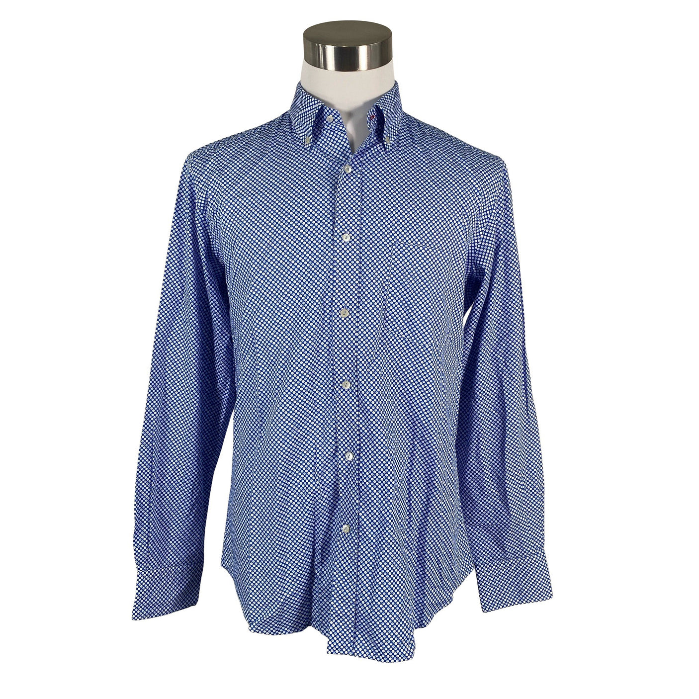 Unisex Massimo Dutti - Collared shirt, size L - Blue (1)