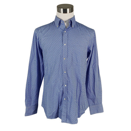 Unisex Massimo Dutti - Collared shirt, size L - Blue ()
