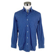 Unisex Massimo Dutti - Collared shirt, size L - Blue ()