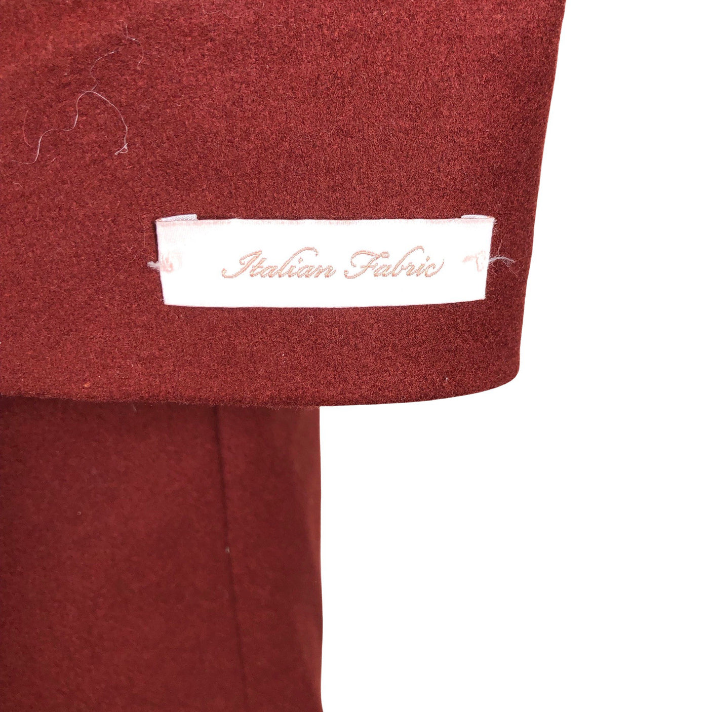 Unisex Ted Baker - Wool coat, size 36 - Wine red (3)