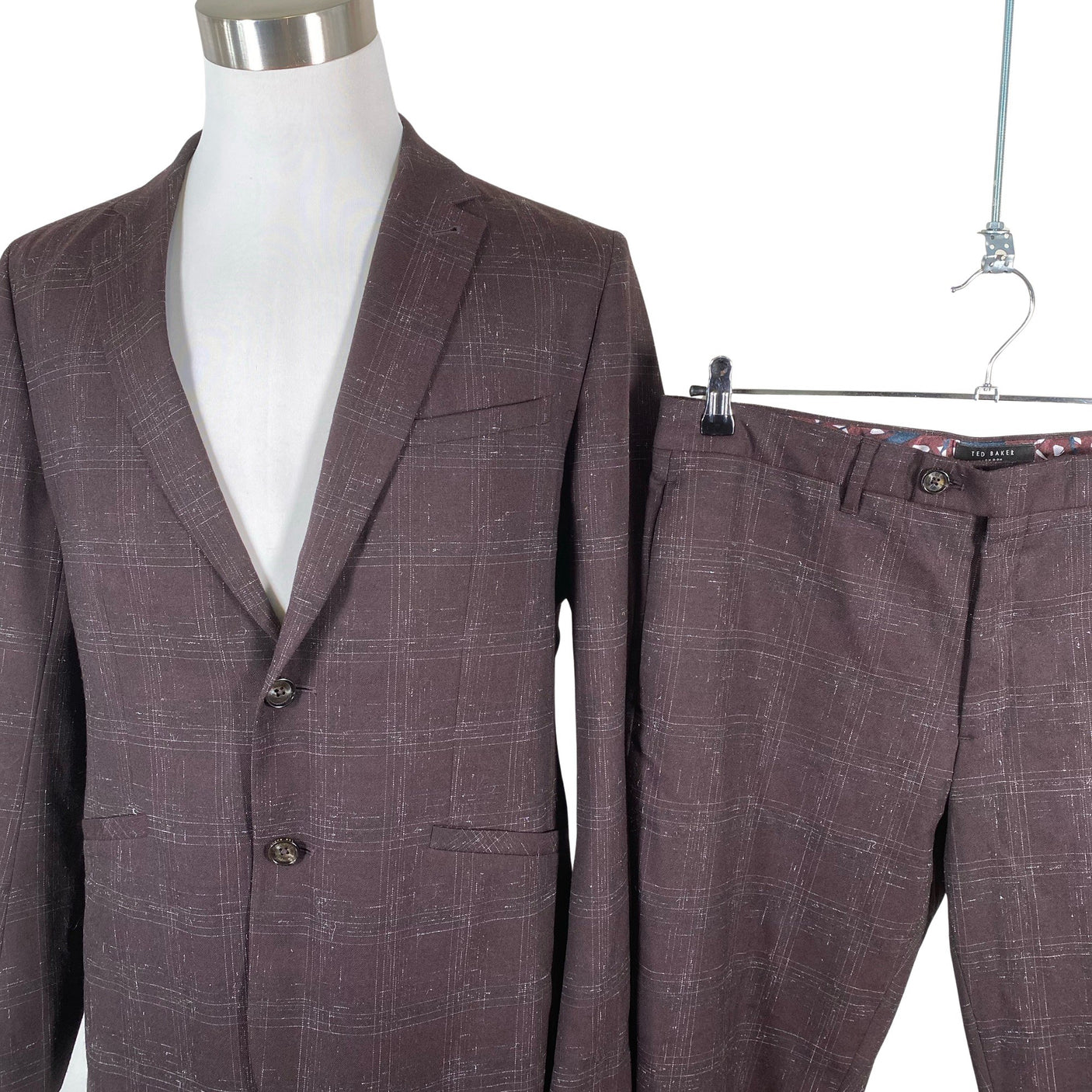 Unisex Ted Baker - Suit, size L - Brown (3)