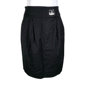 Unisex Hugo Boss - Fabric skirt, size 38 - Black (1)