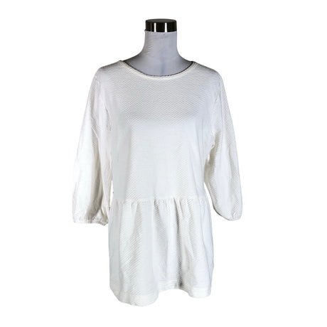 Unisex NOSH - Tricot tunic, size 40 - White ()