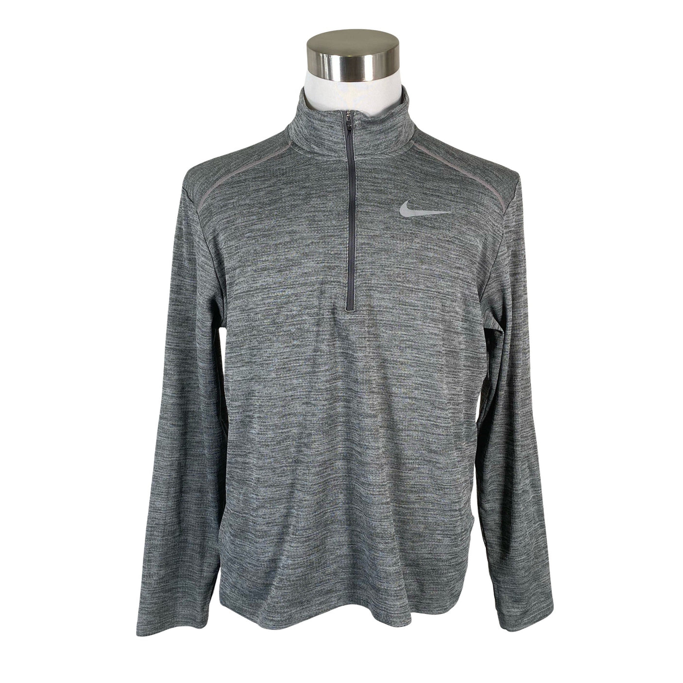Unisex Nike - Sports shirt, long sleeve, size L - Gray (1)