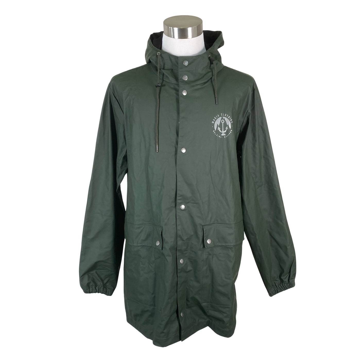 Unisex Makia - Rain jacket, size XL - Green (1)