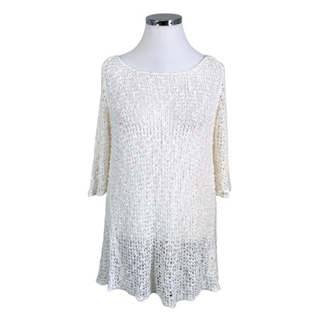 Unisex Bohemiana - Knit tunic, size 44 - Natural white ()
