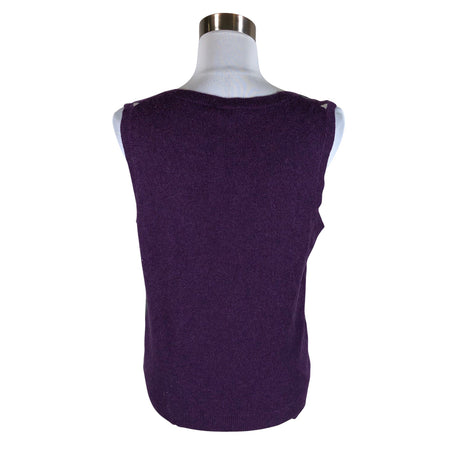 Unisex Gant - Knit vest, size 38 - Violet (2)