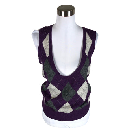 Unisex Gant - Knit vest, size 38 - Violet ()