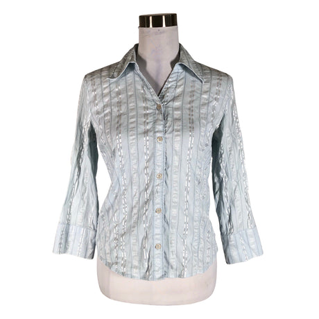 Unisex Your Face - Collared shirt, size 38 - Light blue ()