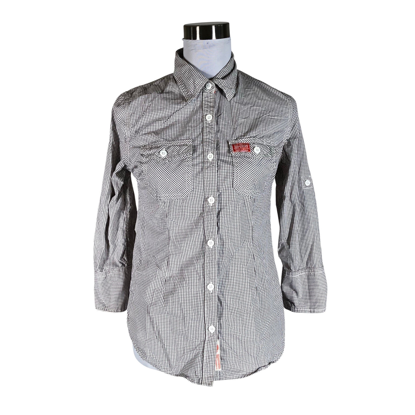 Unisex Superdry - Collared shirt, size 38 - Beige (1)