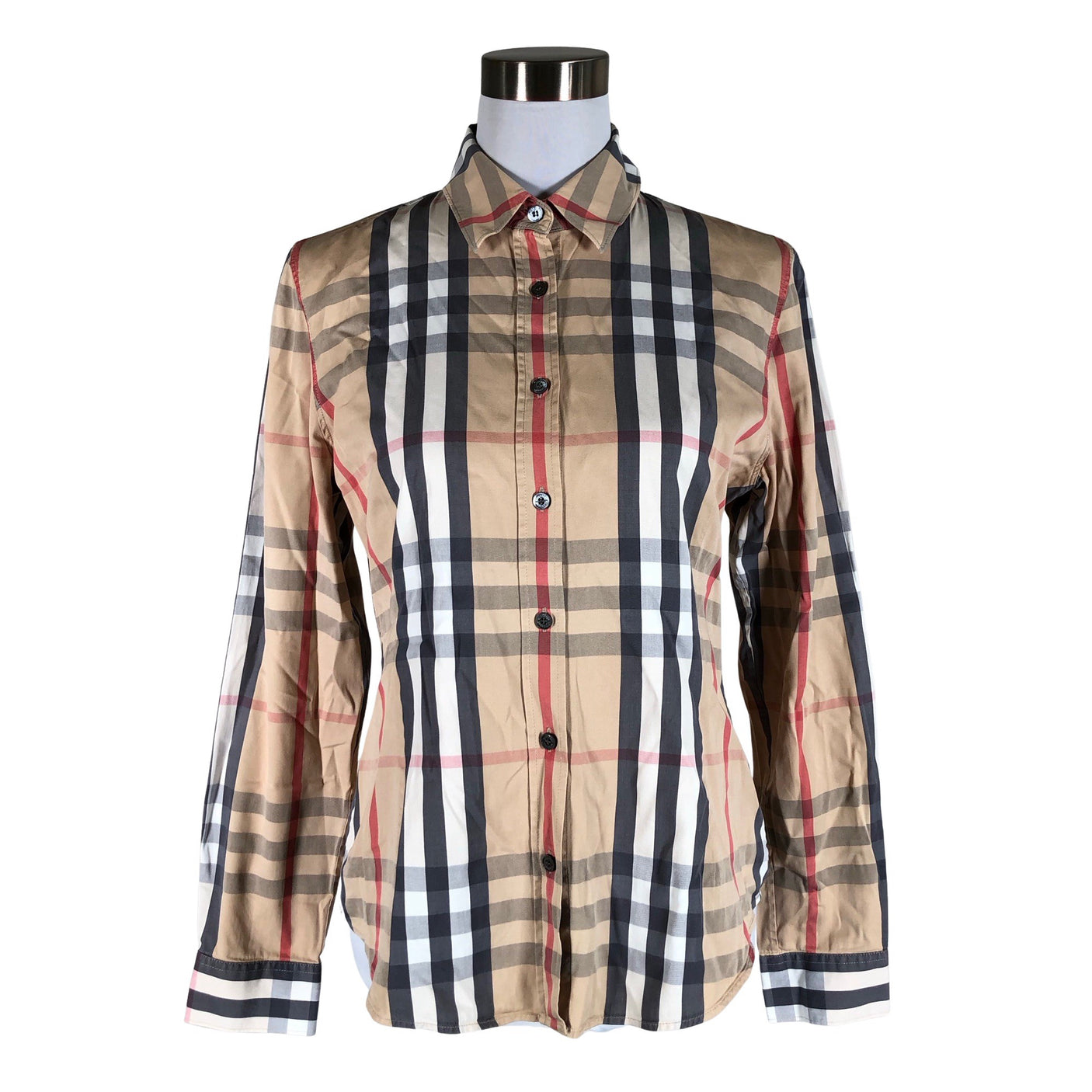 Unisex Burberry - Collared shirt, size 40 - Brown (1)