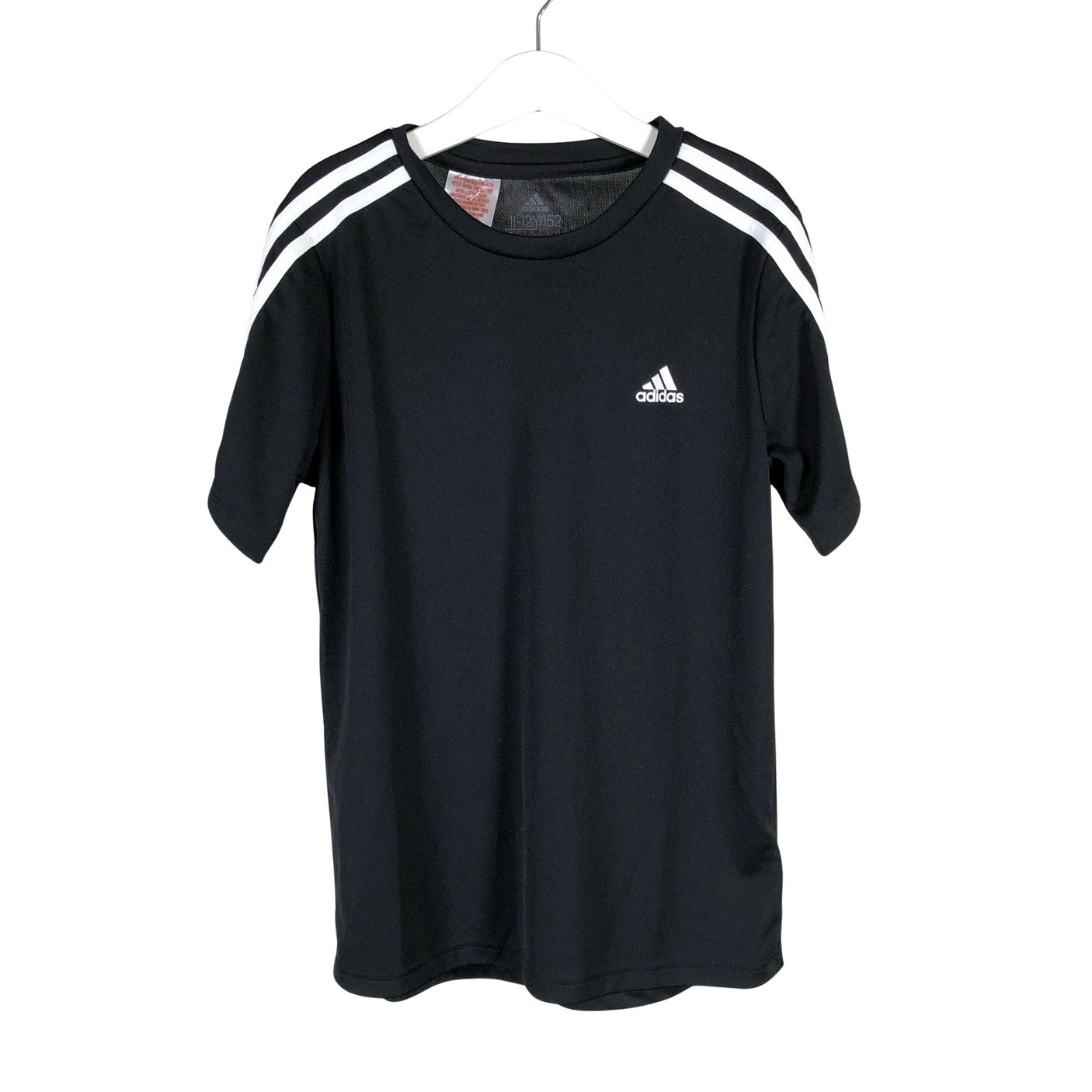 Unisex Adidas - Sports shirt, short sleeve, size 146 - 152 - Black (1)