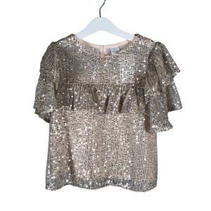 Unisex Lindex - Party shirt, size 146 - 152 - Beige (1)