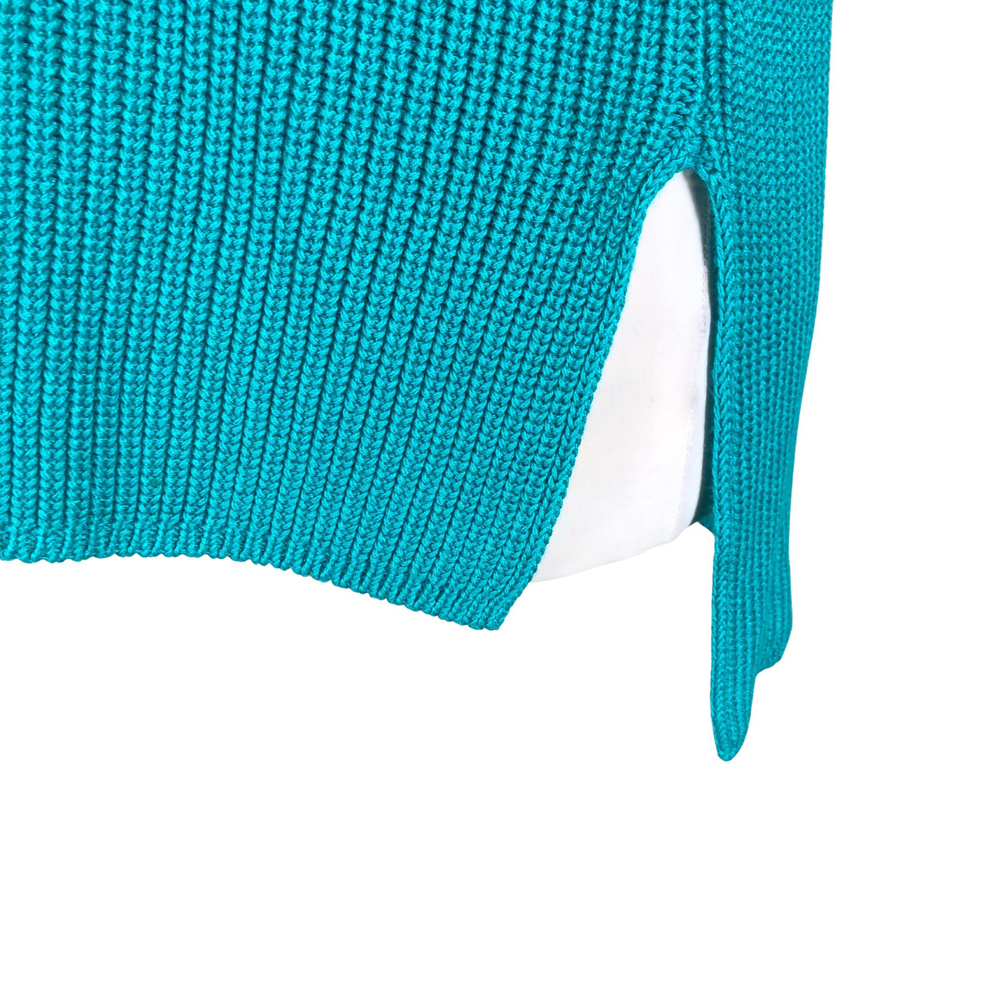 Unisex Massimo Dutti - Knit vest, size 40 - Turquoise (2)