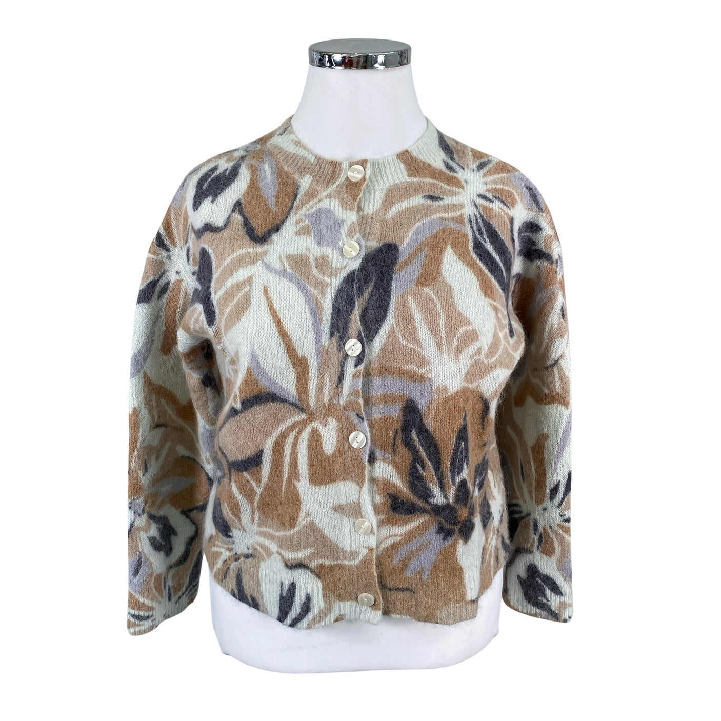 Unisex Peter Hahn - Cardigan, size 44 - White (1)