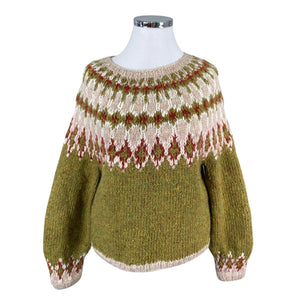 Unisex Handmade - Sweater, size 44 - Green (1)