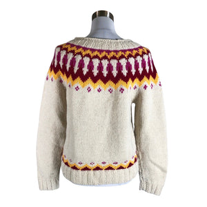 Unisex Handmade - Sweater, size 38 - Natural white (2)