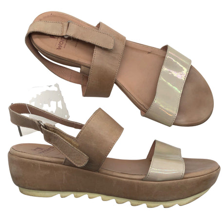 Unisex Wonders - Wedge sandals, size 40 - Brown ()