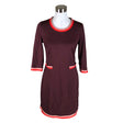 Unisex Boden - Tricot dress, size 40 - Wine red ()