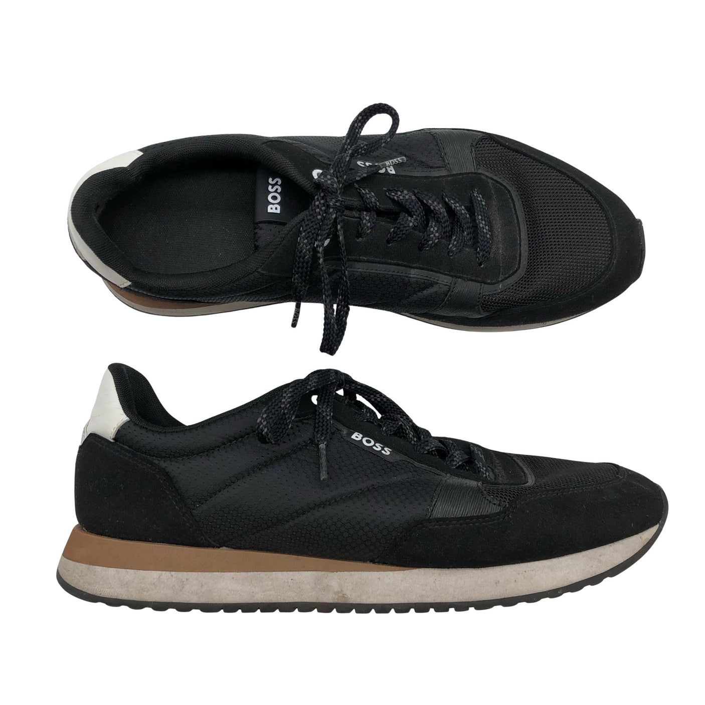 Unisex Hugo Boss - Casual sneakers, size XS - Black (1)