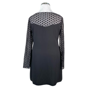 Unisex Armani Jeans - Schiffon dress, size 42 - Black (2)