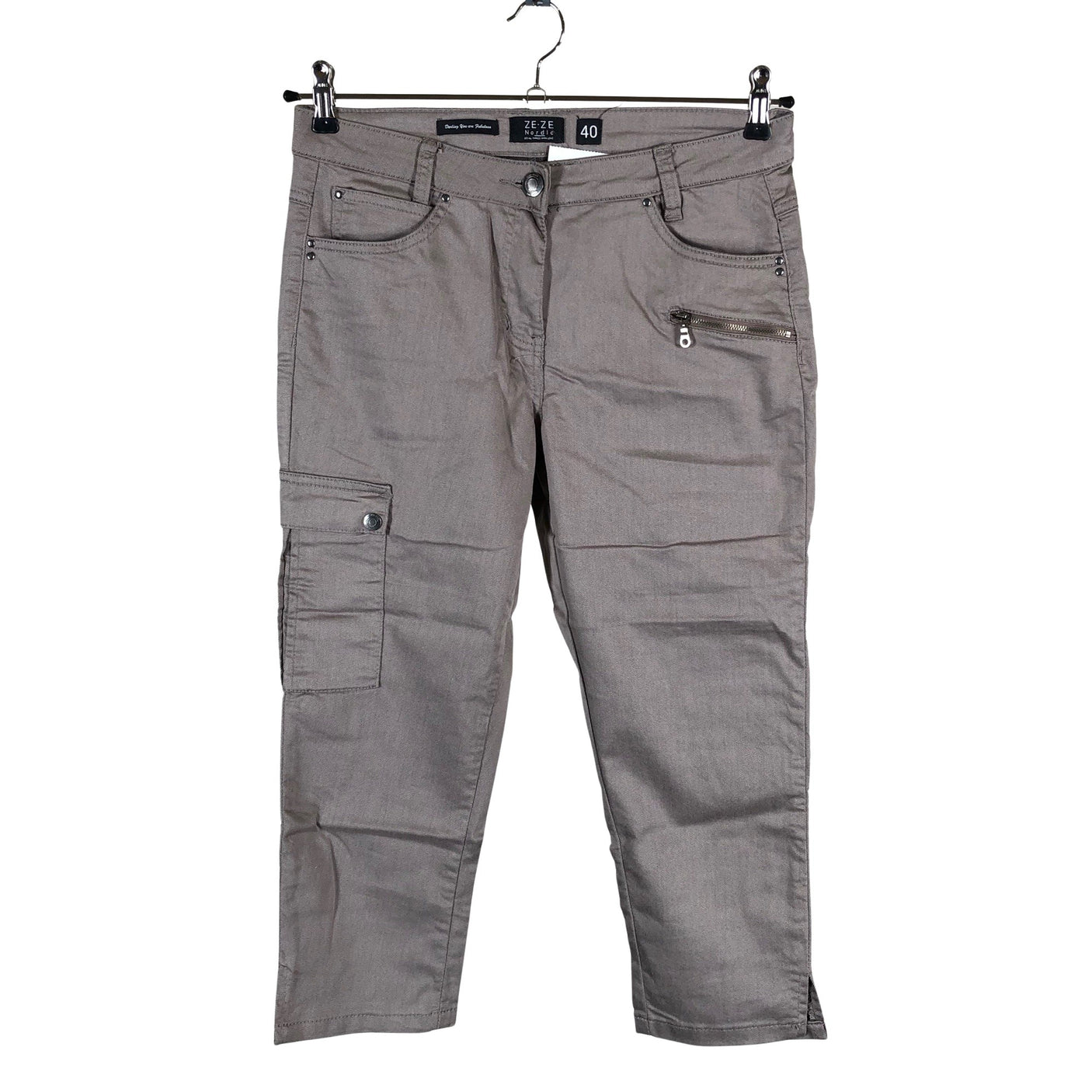 Unisex Ze-Ze - Capri jeans, size 42 - Brown (1)
