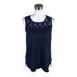 Unisex Ze-Ze - Tricot tank top, size 40 - Blue ()