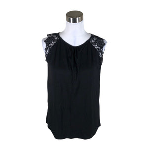 Unisex Soyaconcept - Tricot tank top, size 38 - Black (1)