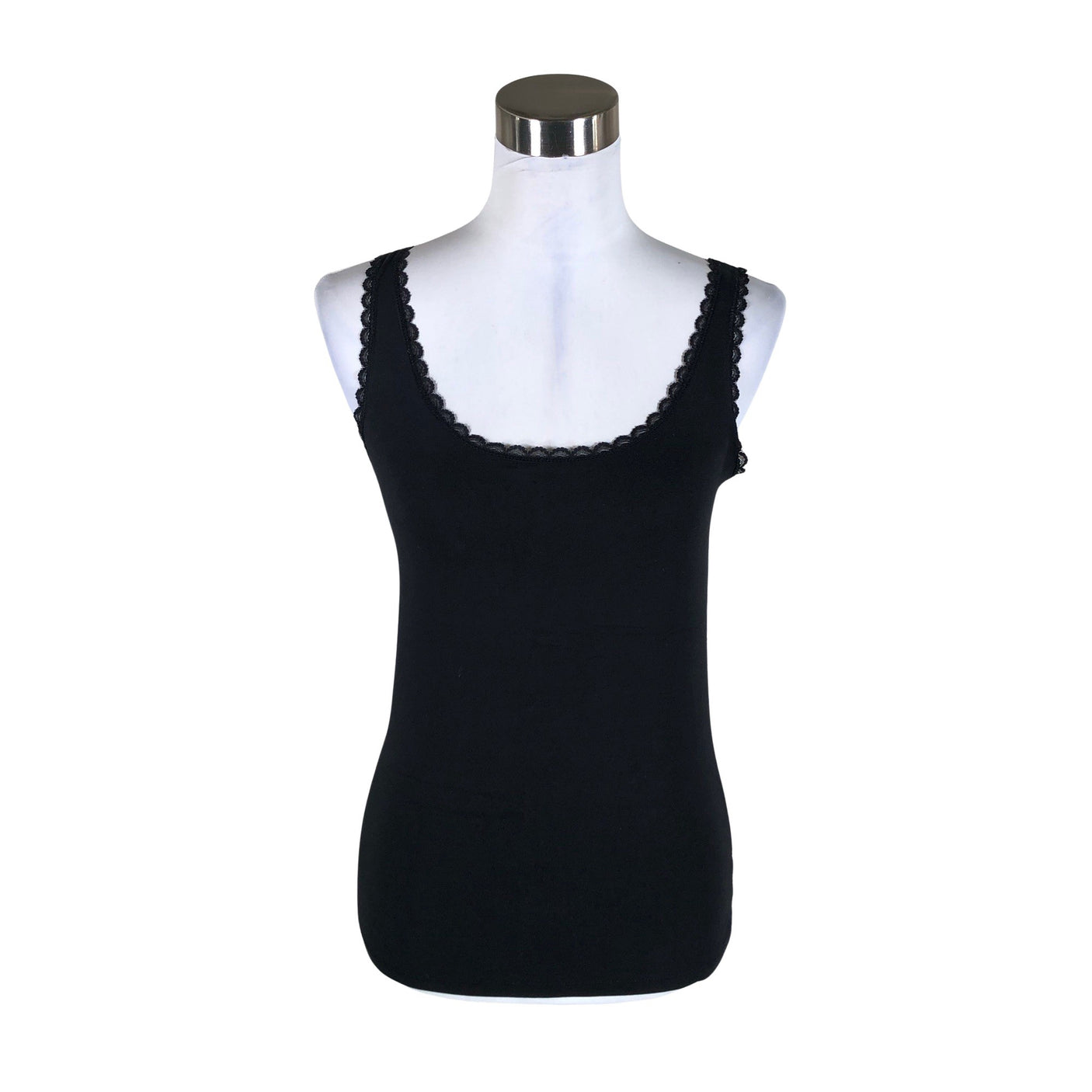 Unisex Esprit - Tricot tank top, size 38 - Black (1)