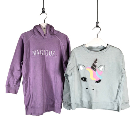 Unisex Motion's - Sweatshirt dress, size 116 - 122 - Violet ()