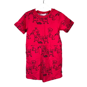 Unisex me&i - Sweatshirt dress, size 134 - 140 - Pink (1)